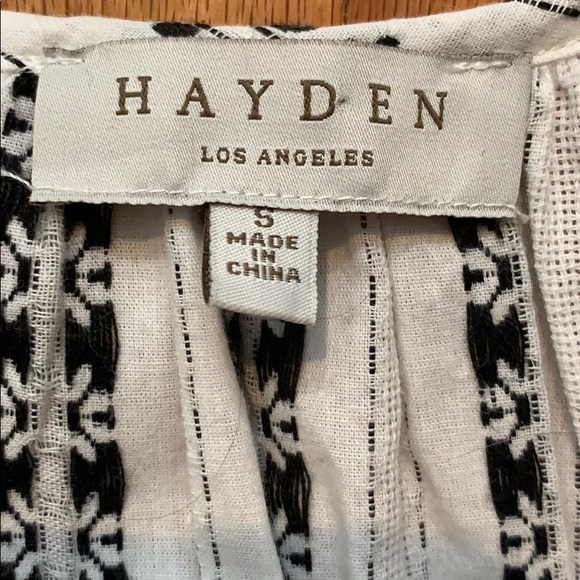 NWOT Hayden fringe cotton top S - Picture 2 of 6